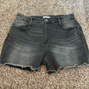 Nine West distressed denim shorts